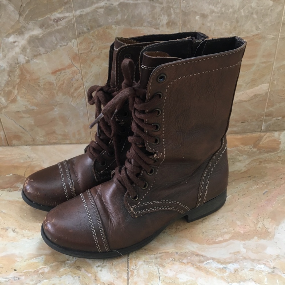 Steve Madden combat boots